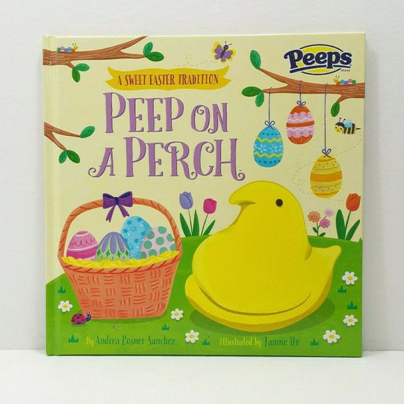 *SOLD* 19 PEEPS Peep On A Perch Book & Plush Toy Set 3628E3M - Picture 8 of 10